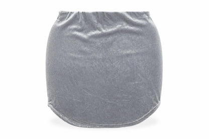 Misspap Women’s Grey Velvet Stretch Pencil Skirt Size 10