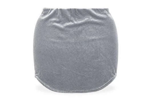 Misspap Women’s Grey Velvet Stretch Pencil Skirt Size 10