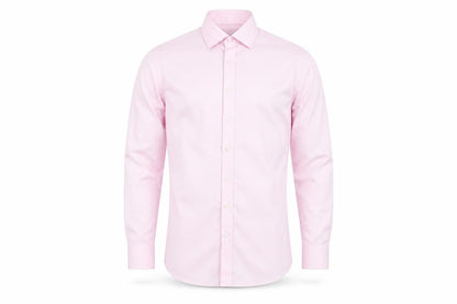 Charles Tyrwhitt Men's Pink Slim Fit Long Sleeve Cotton Shirt 15/38