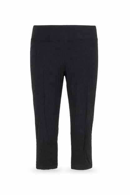 Marks and Spencer Women’s Black Capri Leggings L Jersey Cotton Stretch