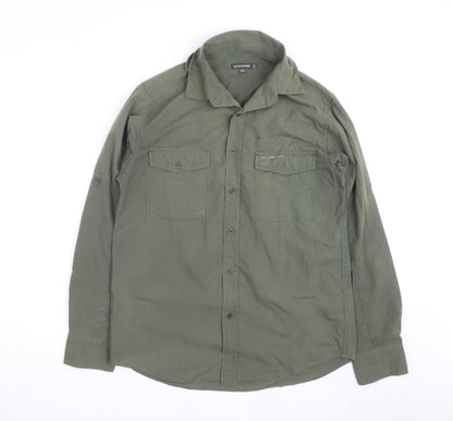 Craghoppers Men's Green Long Sleeve Button-Up Outdoor Shirt Size M