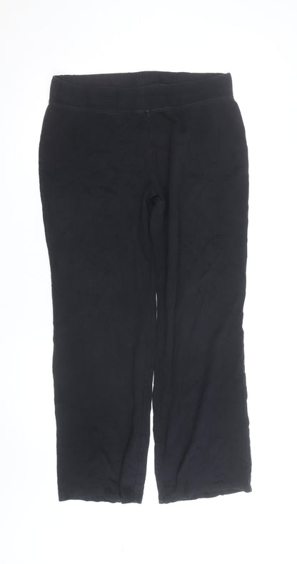 Marks and Spencer Women’s Black Jersey Leggings Size 16 Regular Fit