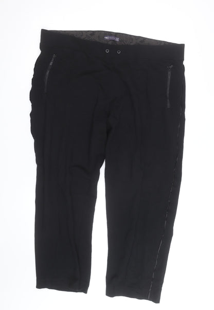 Marks and Spencer Women’s Black Size 22 Straight Leg Trousers