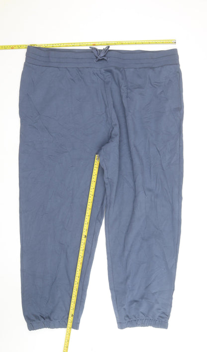 Marks and Spencer Men's Blue 3XL Fleece Jogger Trousers