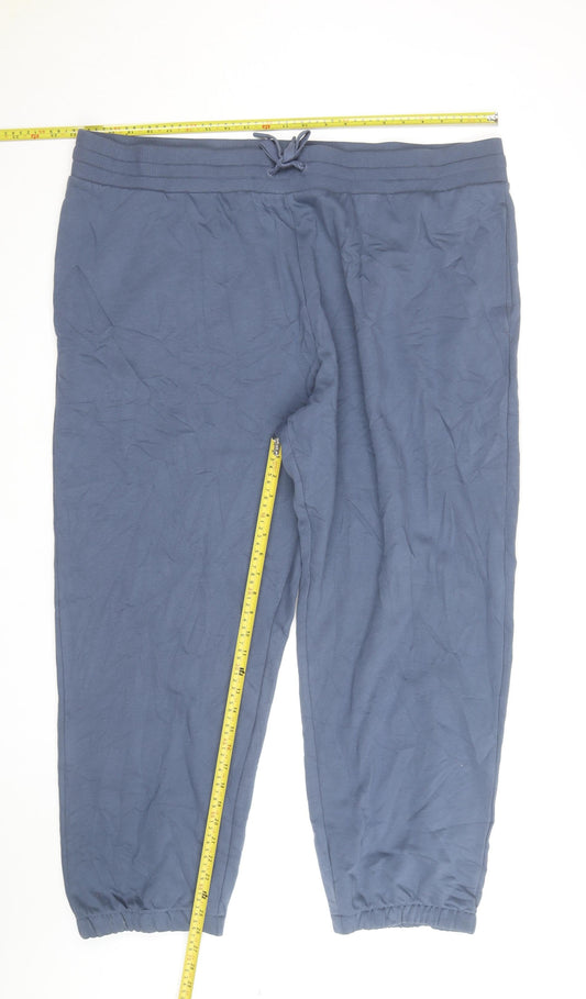 Marks and Spencer Men's Blue 3XL Fleece Jogger Trousers