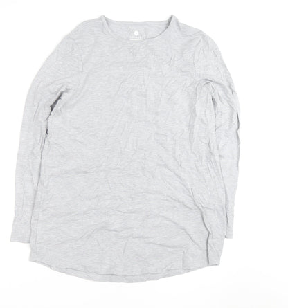 Solbari Men’s Grey Long Sleeve UV Protection Cotton Top Size M