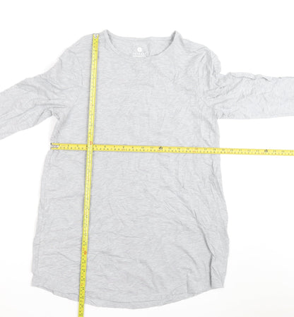 Solbari Men’s Grey Long Sleeve UV Protection Cotton Top Size M