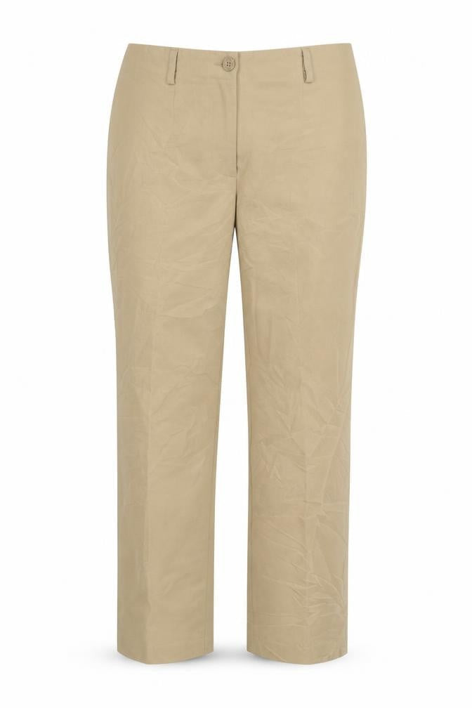 Artigiano Women’s Beige Cotton Stretch Dress Pants Size 18