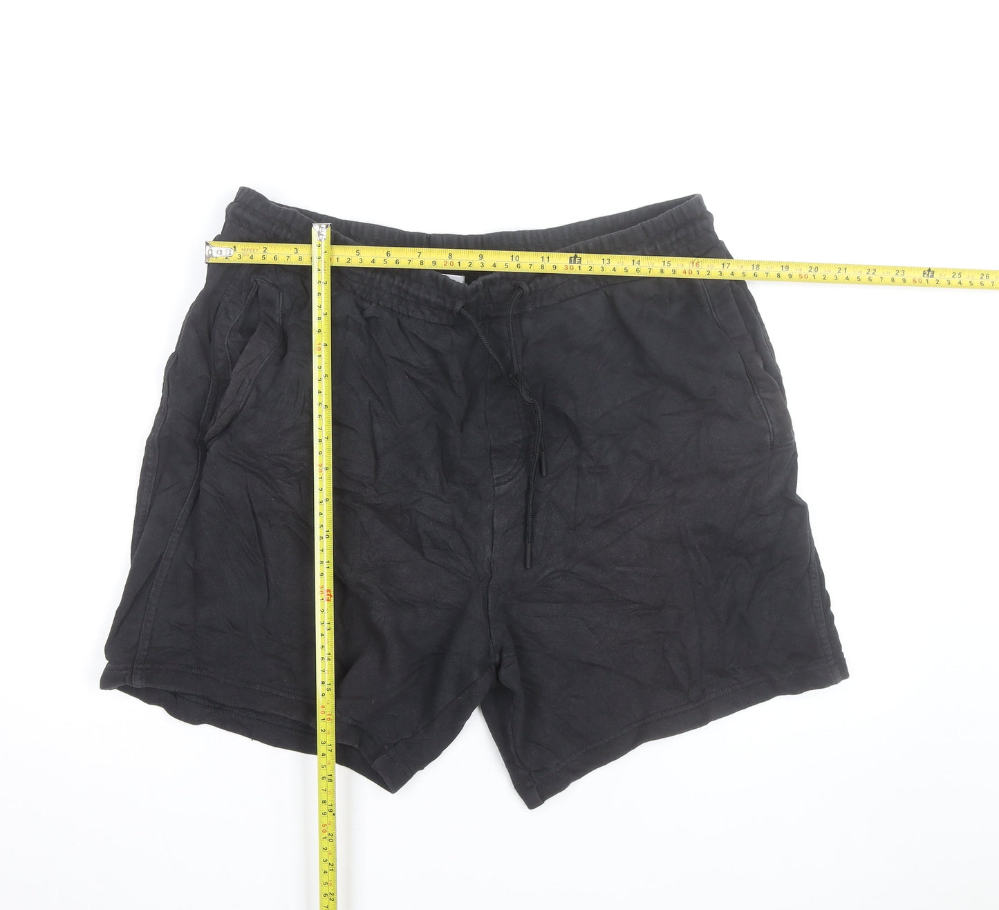 Gymshark Men’s Black XL Sweat Shorts Casual Drawstring Fit