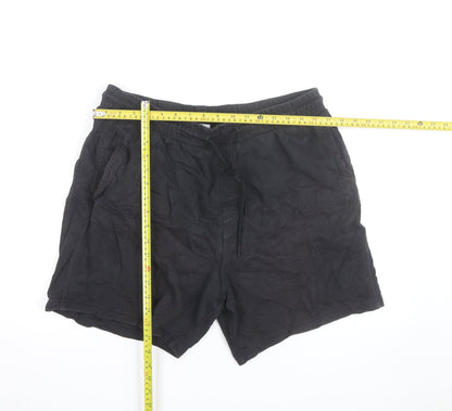 Gymshark Men’s Black XL Sweat Shorts Casual Drawstring Fit