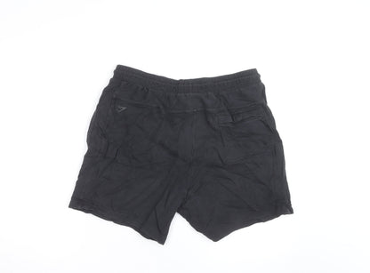 Gymshark Men’s Black XL Sweat Shorts Casual Drawstring Fit