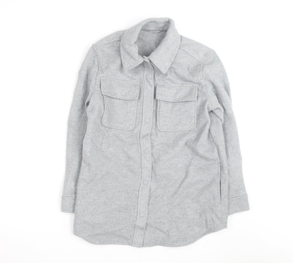 Marks and Spencer Men’s Grey Flannel Lined Button Jacket Size 10