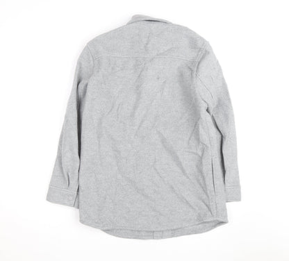 Marks and Spencer Men’s Grey Flannel Lined Button Jacket Size 10