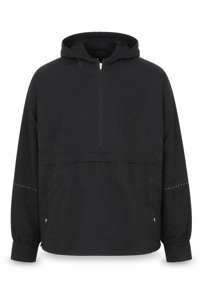 H&M Men's Black L Lightweight Hooded Windbreaker Jacket
