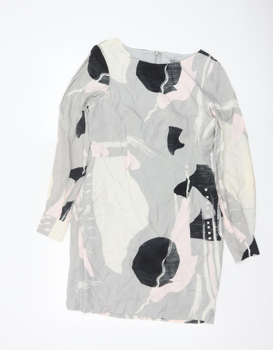 Oliver Bonas Women’s Multicoloured Shift Dress Size 6 Knee Length