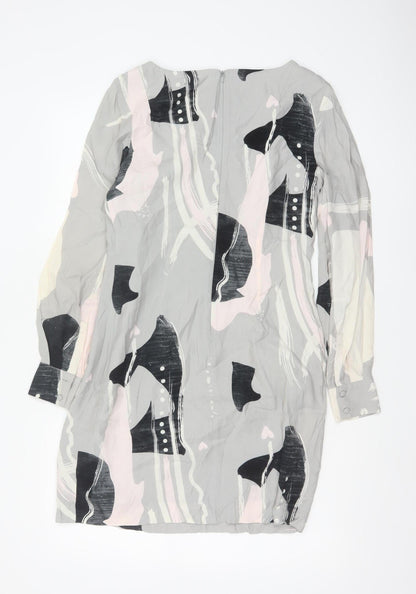 Oliver Bonas Women’s Multicoloured Shift Dress Size 6 Knee Length