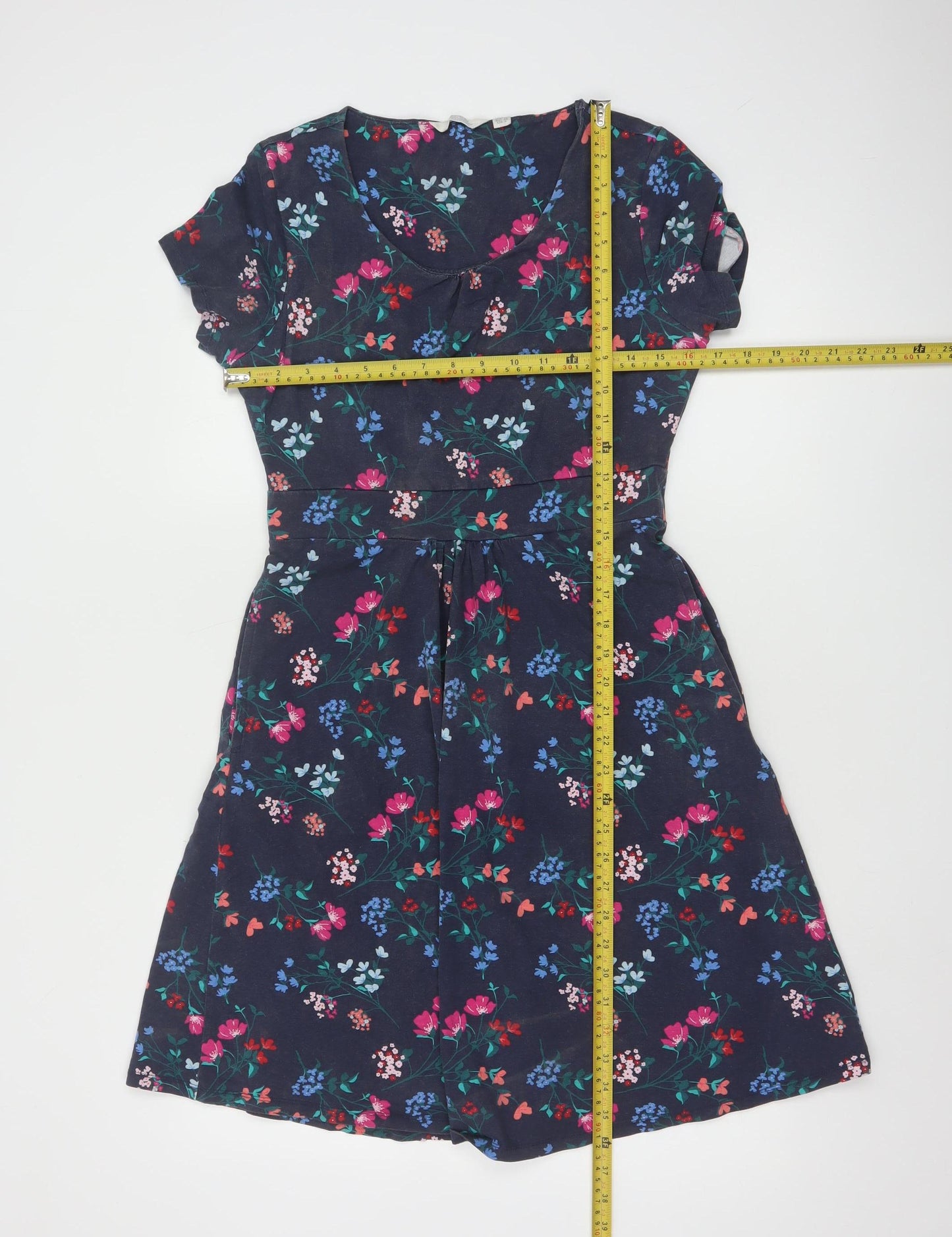 Mountain Warehouse Womens Blue Floral Fit & Flare Dress Size 10