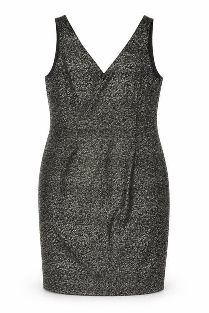 Phase Eight Women’s Black Glitter Bodycon Dress Size 16