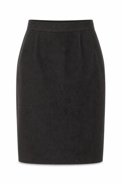 Next Women Brown Wool Blend Pencil Skirt Size 10 Workwear