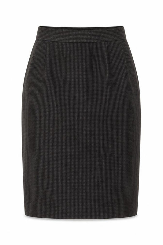 Next Women Brown Wool Blend Pencil Skirt Size 10 Workwear