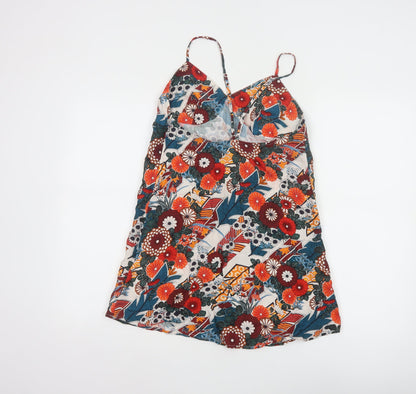 Superdry Womens Multicoloured Floral V-Neck Camisole Top UK 8