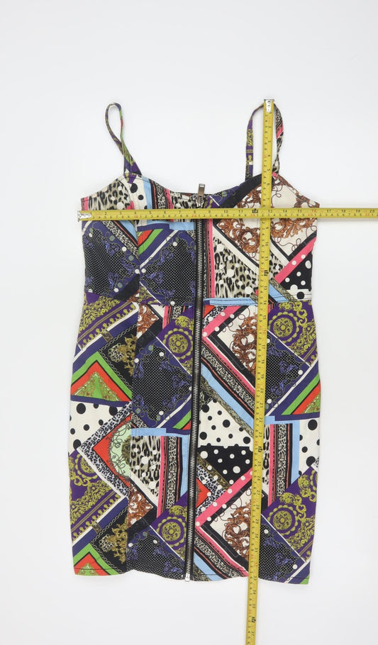 River Island Womens Multicoloured Size 14 Bodycon Dress