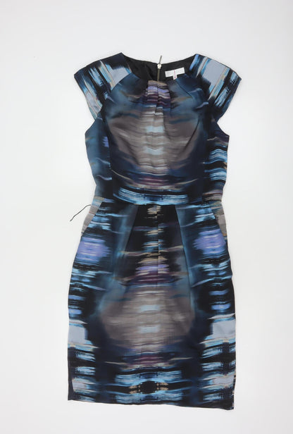 Jasper Conran Women’s Multicoloured Size 8 Sheath Knee Length Dress
