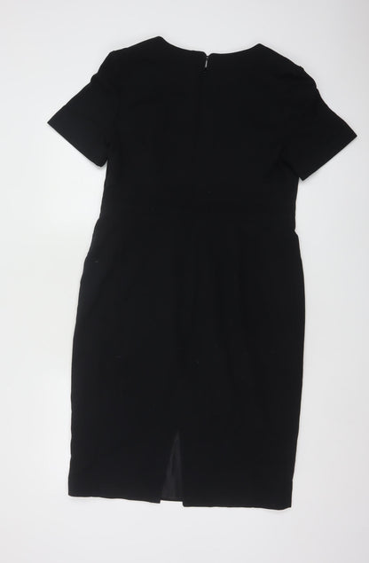 Marks and Spencer Women’s Black Sheath Knee Length Work Dress UK 14
