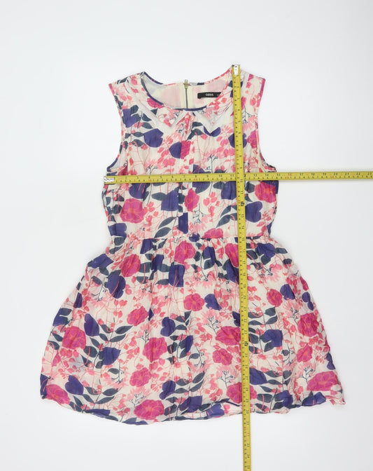 Oasis Women’s Multicoloured Floral Fit & Flare Dress Size 10