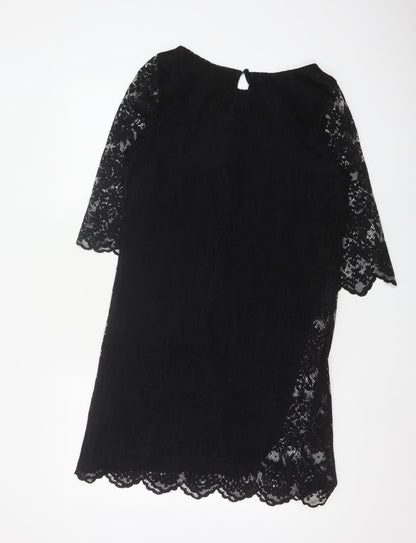 Marks and Spencer Women’s Black Lace Shift Dress Size 10