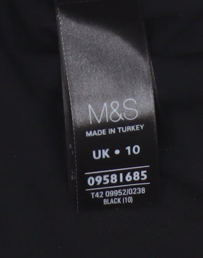Marks and Spencer Women’s Black Lace Shift Dress Size 10