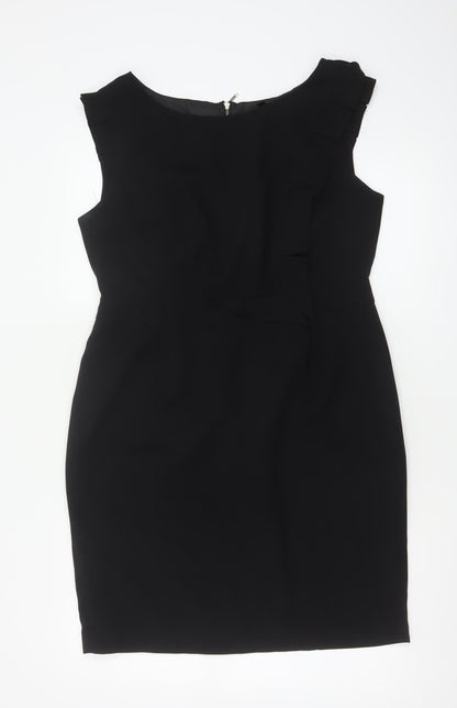 Marks and Spencer Women’s Black Size 14 Sleeveless Sheath Dress