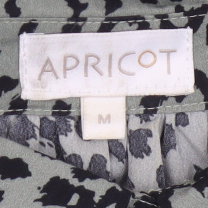 Apricot Women Green Animal Print M Shirt Dress