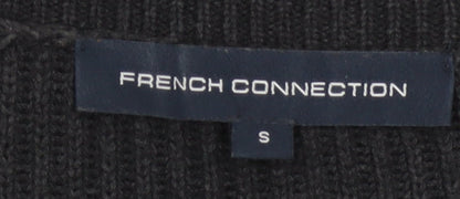 French Connection Women's Black Long Sleeve Jumper Dress Size S