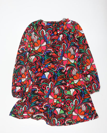 Matalan Women's Multicoloured A-Line Short Dress Size 14