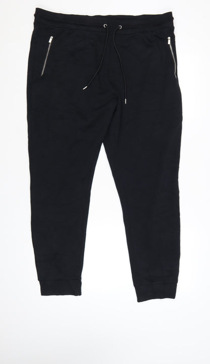 Marks and Spencer Autograph Men's Black XL Jogger Trousers