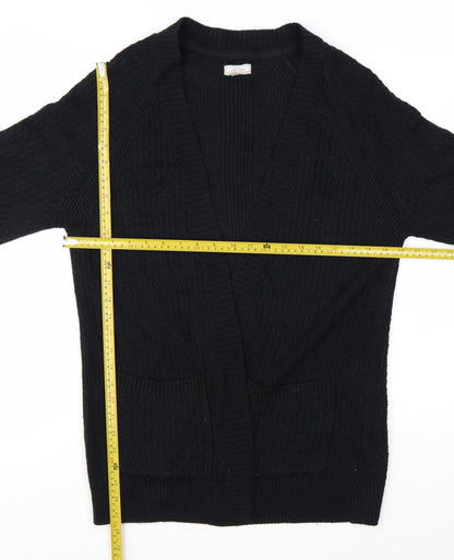 FatFace Women's Black Long Sleeve Knit Cardigan UK 10