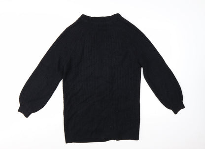 FatFace Women's Black Long Sleeve Knit Cardigan UK 10