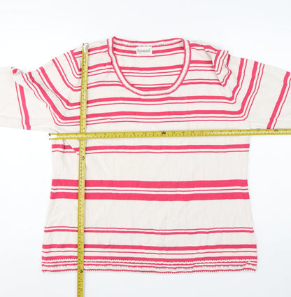 Roman Originals Women's Multicoloured Striped Knit Pullover Jumper L