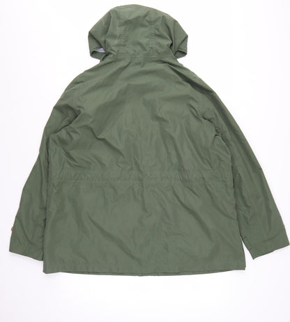Regatta Womens Green Hooded Parka Jacket Size 20 Waterproof Lined