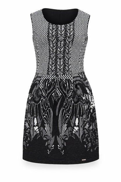 Rinascimento Women’s Black Knit Bodycon Dress M Sleeveless Partywear