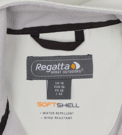 Regatta Women's Ivory Softshell Jacket UK 10 Lightweight Wind Resistant