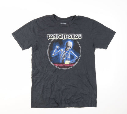 The Tonight Show Jimmy Fallon Men's Black Small 2019 Tour T-Shirt