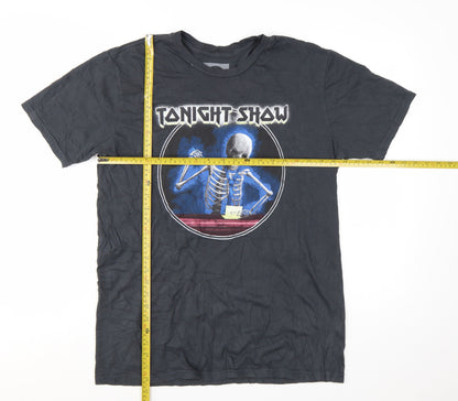 The Tonight Show Jimmy Fallon Men's Black Small 2019 Tour T-Shirt