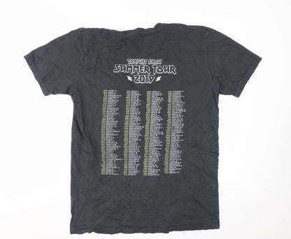 The Tonight Show Jimmy Fallon Men's Black Small 2019 Tour T-Shirt