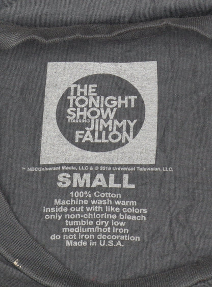 The Tonight Show Jimmy Fallon Men's Black Small 2019 Tour T-Shirt