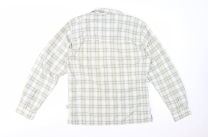 The North Face Men’s Beige Checked Long Sleeve Outdoor Shirt M