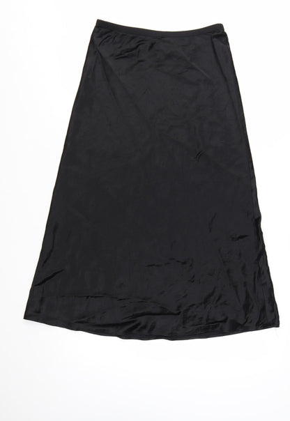 Marks and Spencer Women’s Black A-Line Long Skirt Size 8