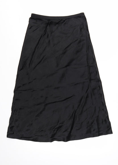 Marks and Spencer Women’s Black A-Line Long Skirt Size 8