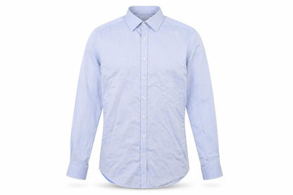 Charles Tyrwhitt Men's Blue 14.5 Super Slim Fit Non-Iron Cotton Dress Shirt